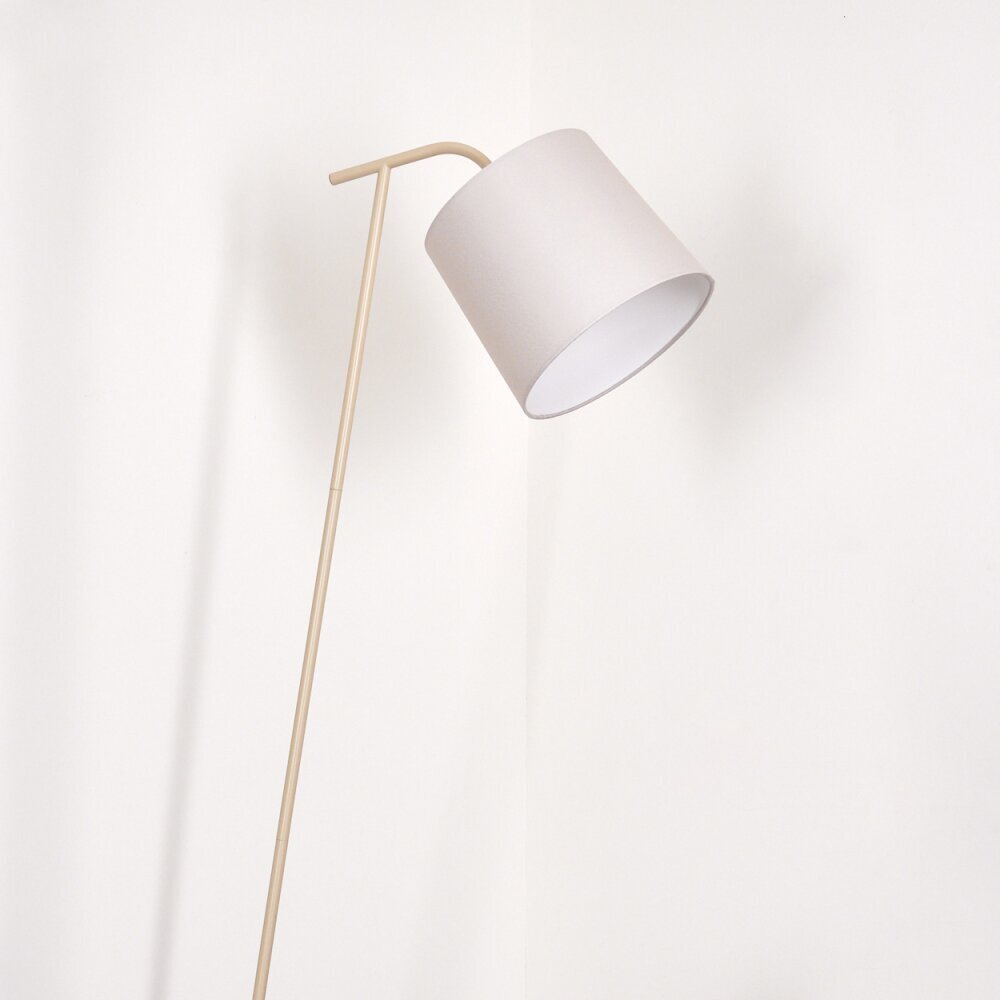 1-flammige Stehlampe in Weiß