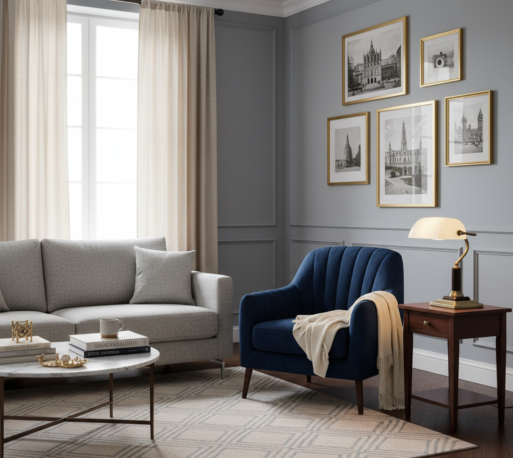 Leseecke im Stil von Modern Classic