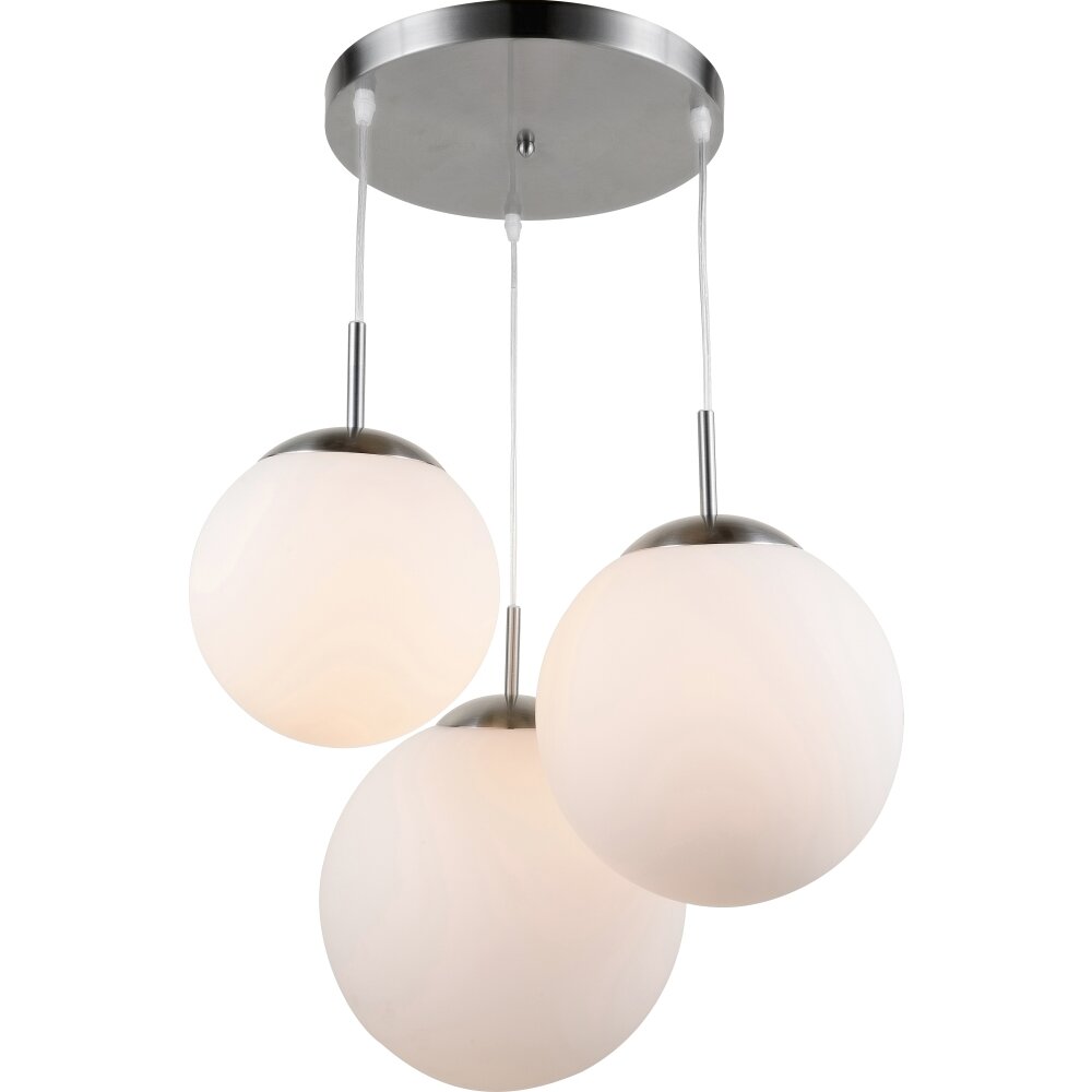 Globo JOEL Hängeleuchte Nickel-Matt, 3-flammig main product photo