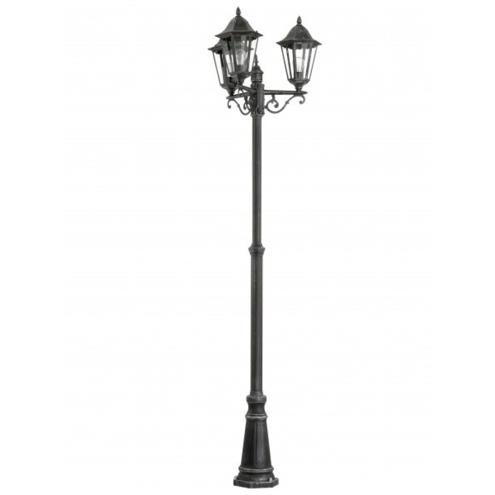 Eglo NAVEDO Aussenstehleuchte Schwarz, 3-flammig main product photo