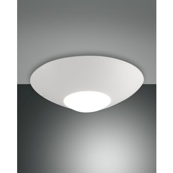 Fabas Luce Lizzy Deckenleuchte LED Weiß, 1-flammig