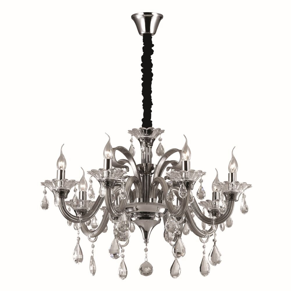 Ideal Lux COLOSSAL Hängeleuchte Chrom, 8-flammig main product photo