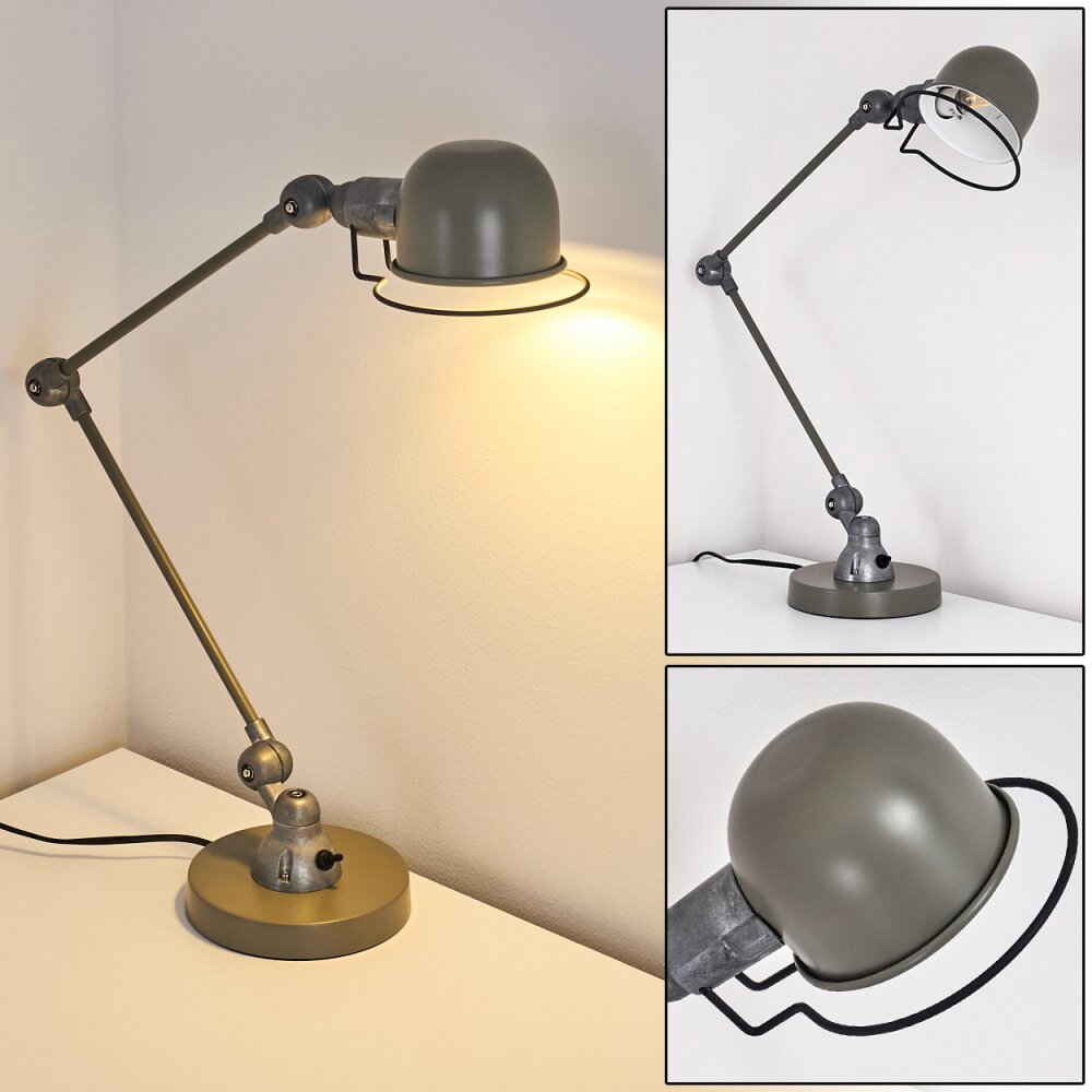 Arild Tischleuchte Grün, Silber, 1-flammig main product photo