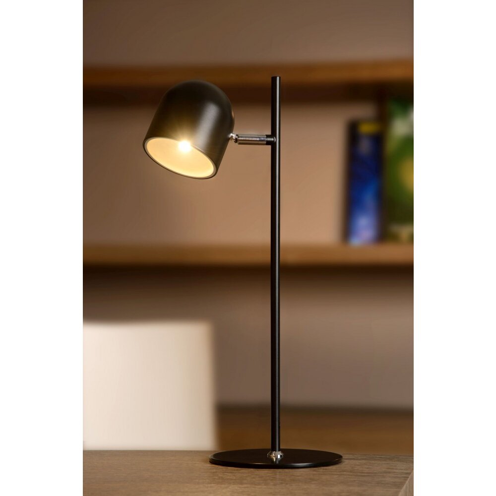 Lucide SKANSKA Tischleuchte LED Schwarz, 1-flammig main product photo
