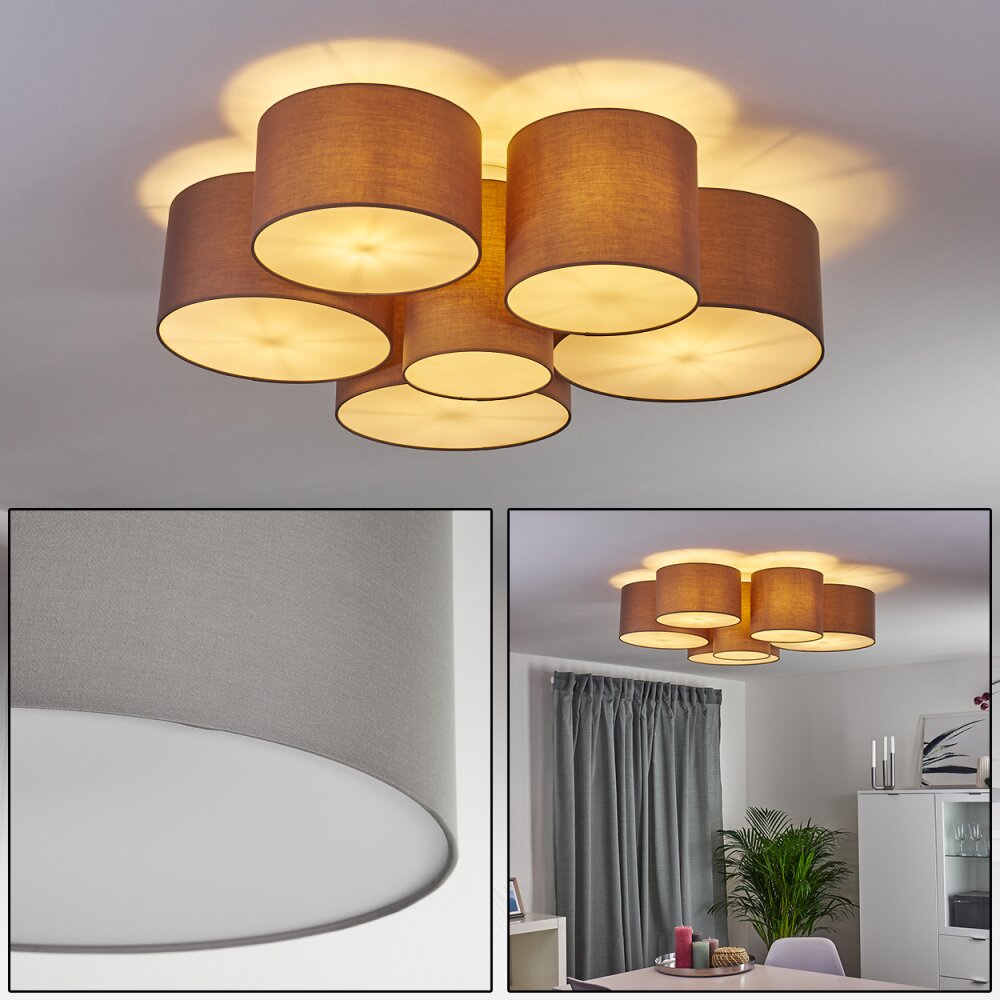 Payette Deckenleuchte Weiß, 6-flammig main product photo