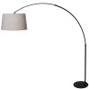 Steinhauer Stresa Bogenlampe Schwarz, 1-flammig