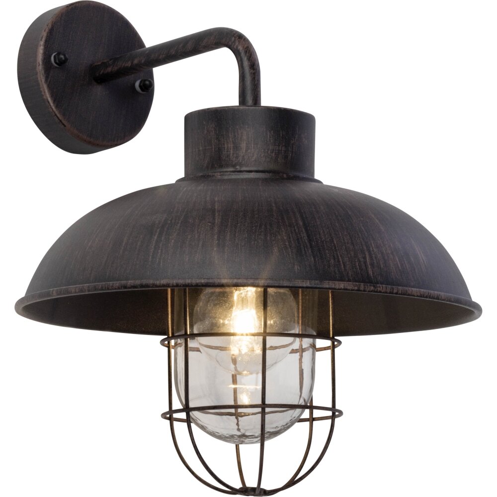 Brilliant Leuchten Portland Außenwandleuchte Rostfarben, 1-flammig main product photo