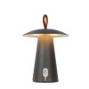 Lucide LA DONNA Tischlampe Anthrazit, 1-flammig