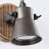 Brilliant Leuchten Seed Strahler Holz dunkel, Schwarz, 1-flammig