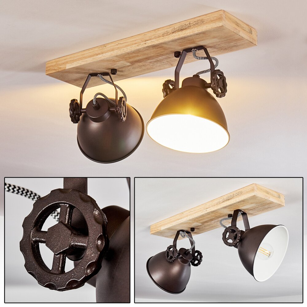 Svanfolk Deckenleuchte Braun, Schwarz, Weiß, 2-flammig main product photo