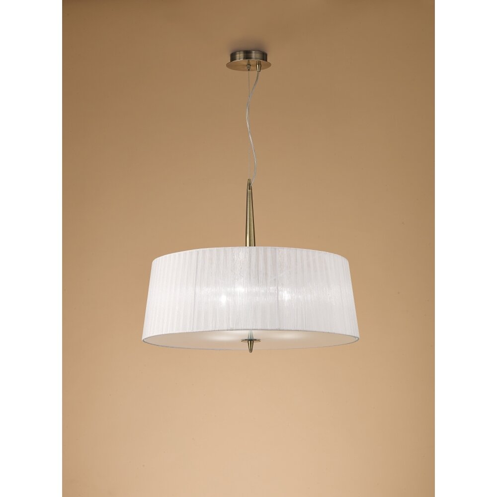 Mantra LOEWE Pendelleuchte Braun, 3-flammig main product photo