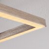 Cheka Deckenleuchte LED Aluminium, 3-flammig, Fernbedienung