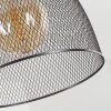 Wesa Hängeleuchte Dunkelbraun, Nickel-Matt, 1-flammig