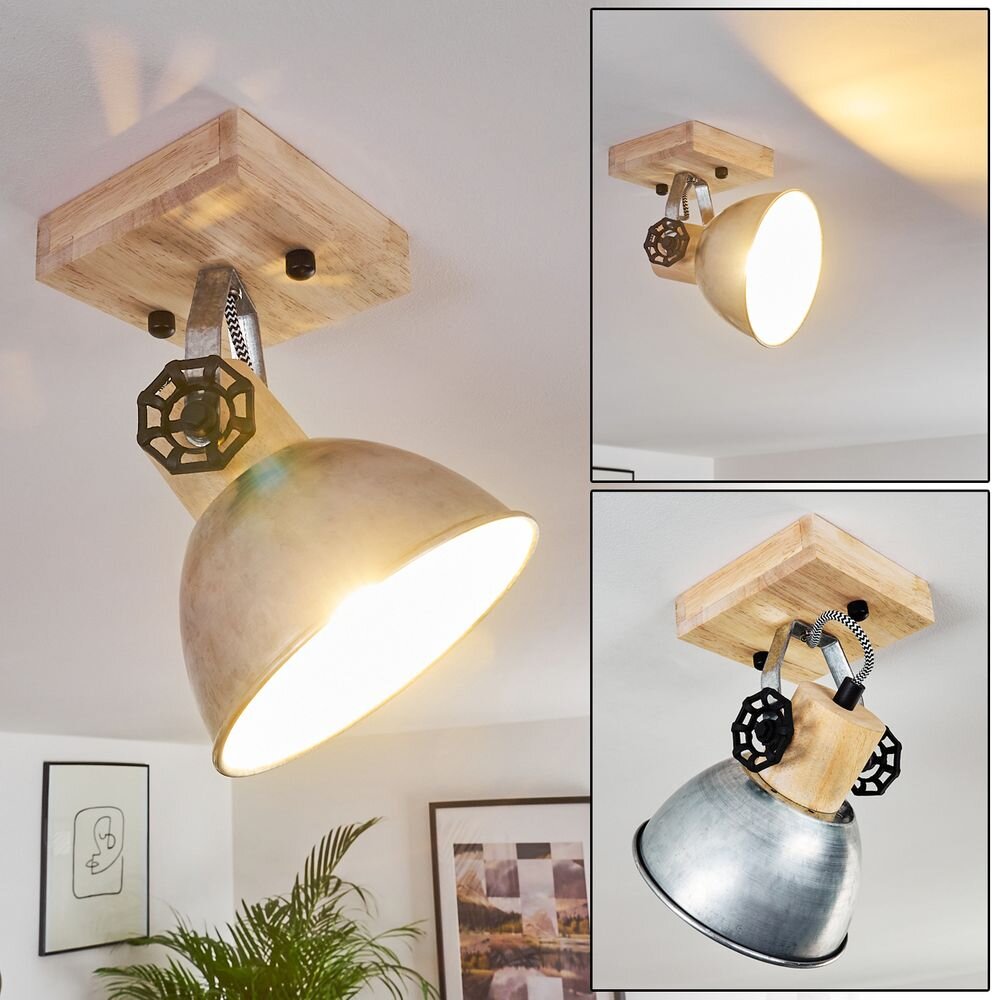 Orny Deckenleuchte Braun, Verzinkt, 1-flammig main product photo