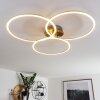 Johsa Deckenleuchte LED Nickel-Matt, Silber, 3-flammig