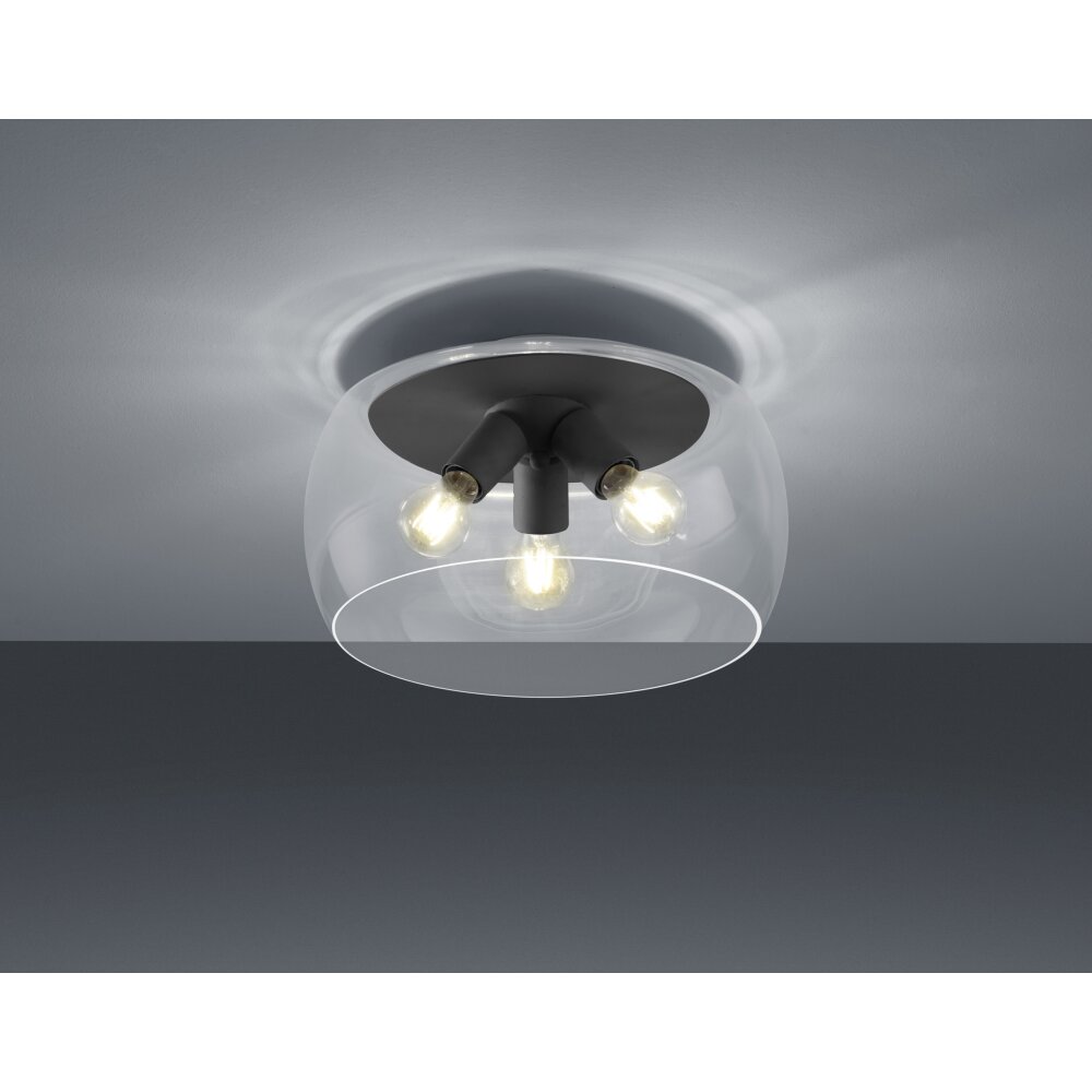 Trio Leuchten Valente Deckenleuchte LED Anthrazit, 3-flammig main product photo