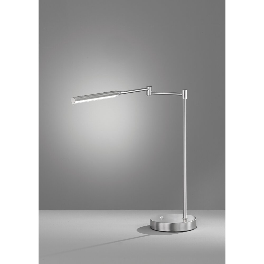 Fischer & Honsel Nami Tischleuchte LED Nickel-Matt, 1-flammig main product photo