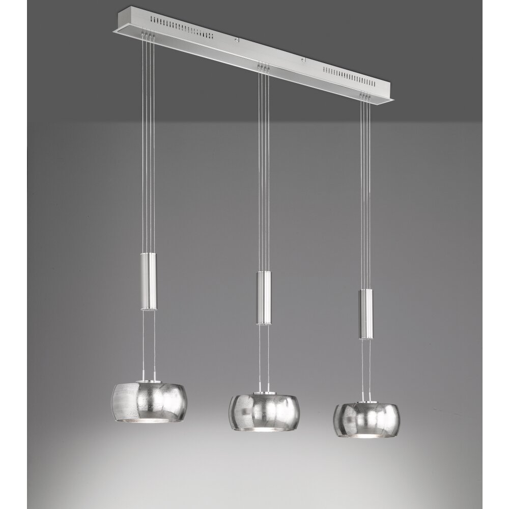 Fischer & Honsel Colette Pendelleuchte LED Nickel-Matt, 3-flammig main product photo