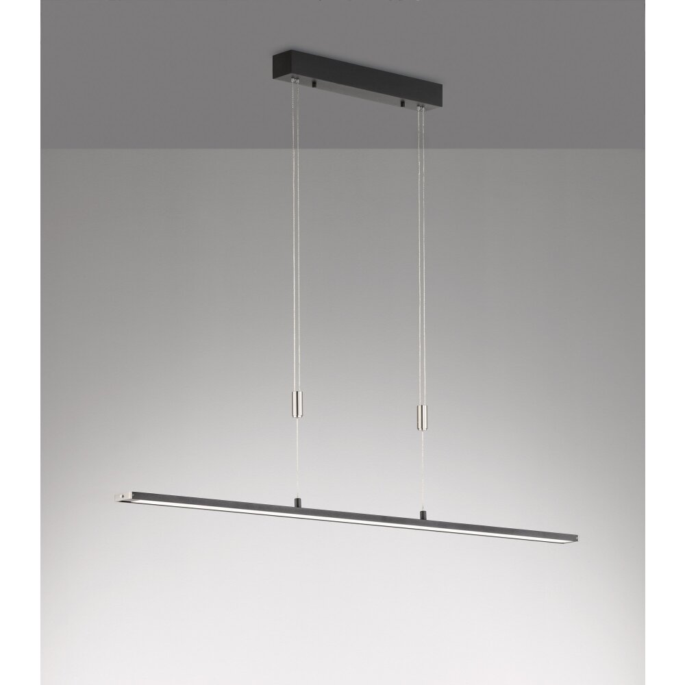Fischer & Honsel Metz Pendelleuchte LED Schwarz, 1-flammig main product photo