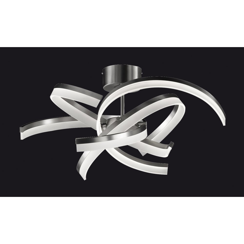 Fischer & Honsel Sund Deckenleuchte LED Nickel-Matt, 4-flammig, Fernbedienung main product photo
