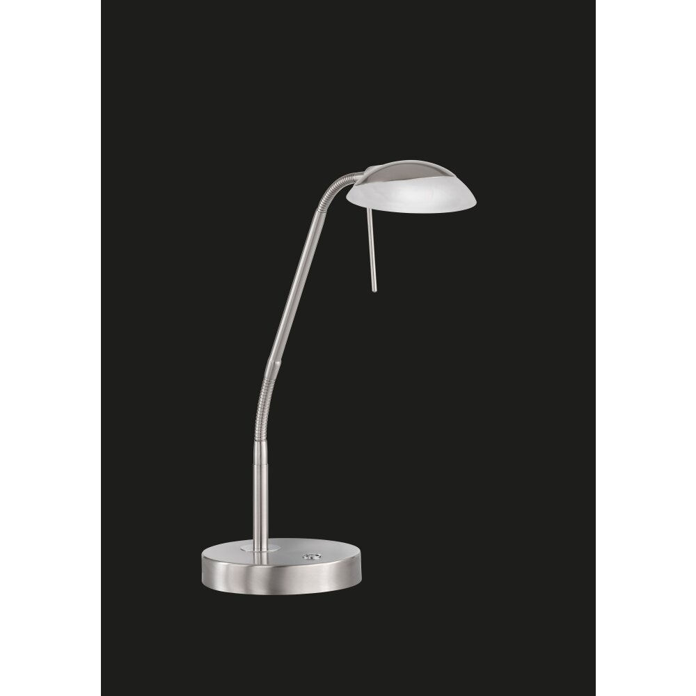 Fischer & Honsel Pool Tischleuchte LED Nickel-Matt, 1-flammig, Bewegungsmelder main product photo