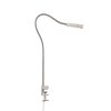 Fischer & Honsel Raik Klemmleuchte LED Nickel-Matt, 1-flammig, Bewegungsmelder