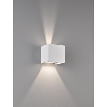 Fischer & Honsel Wall Wandleuchte LED Weiß, 2-flammig