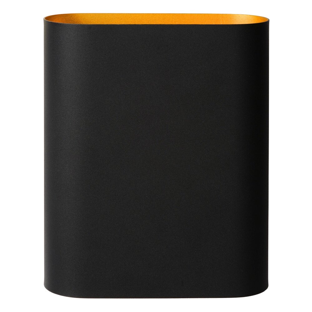 Lucide OVALIS Wandleuchte Schwarz, 2-flammig main product photo