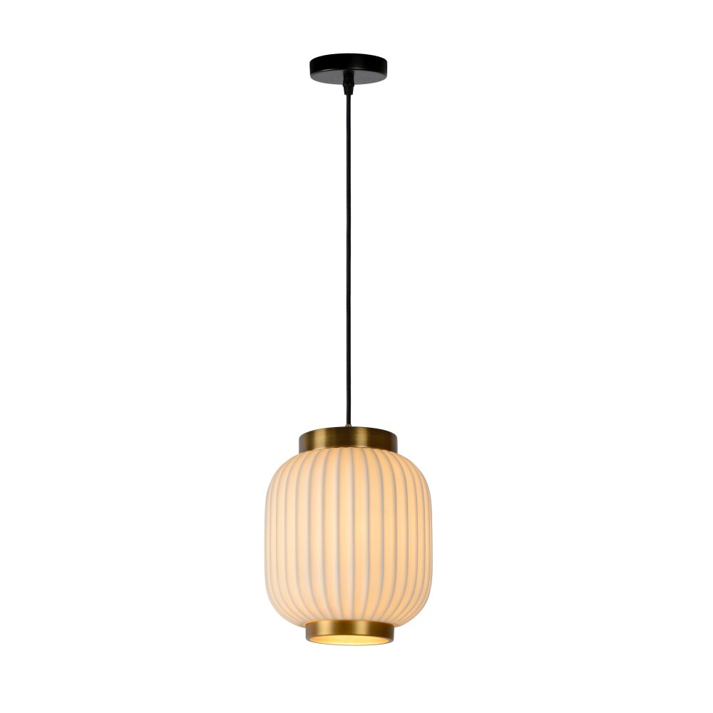 Lucide GOSSE Hängeleuchte Schwarz, 1-flammig main product photo