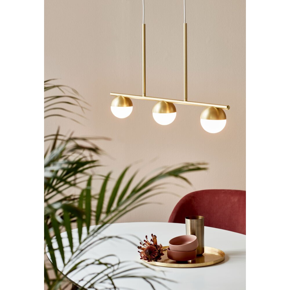 Nordlux CONTINA Pendelleuchte Messing, 3-flammig main product photo