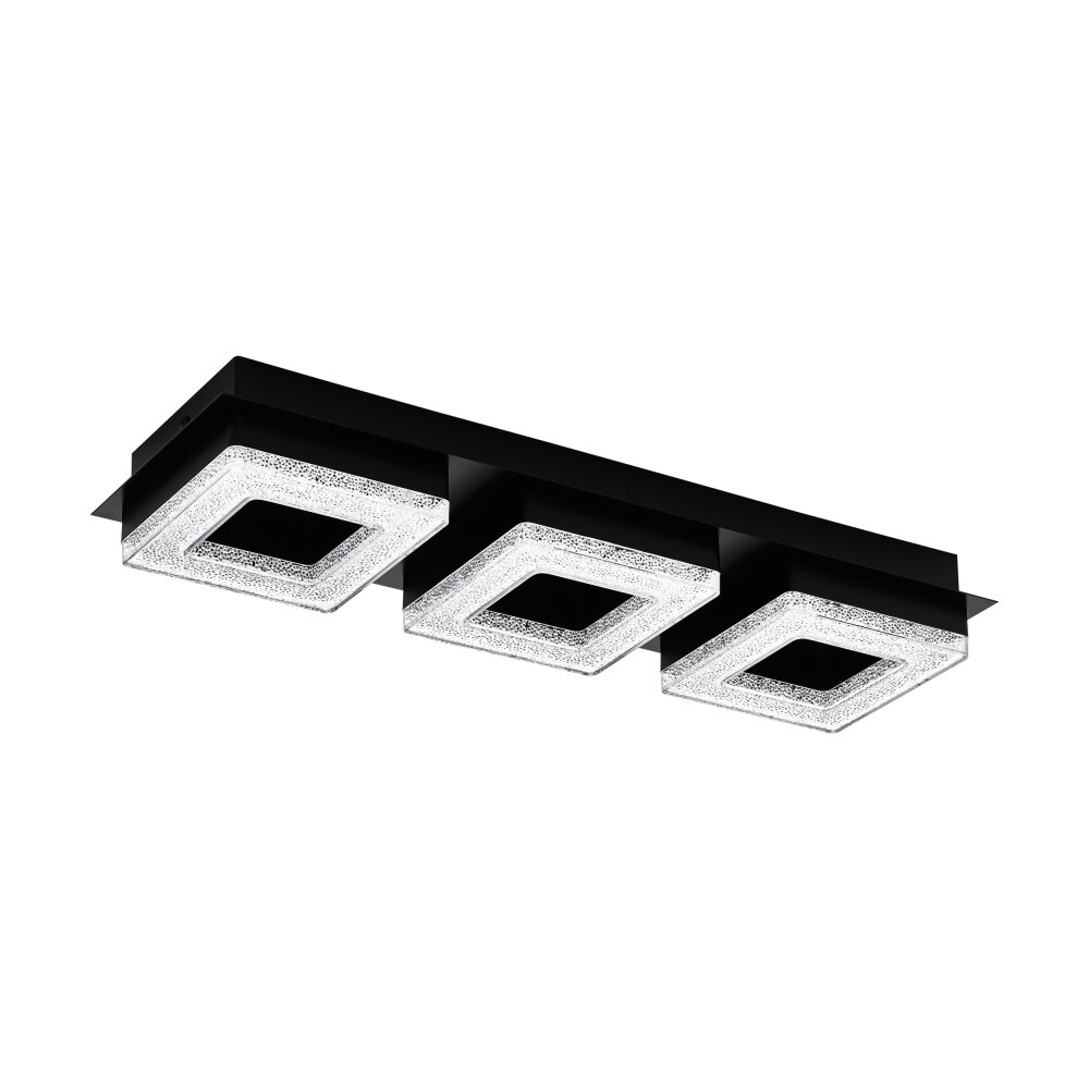 Eglo FRADELO Deckenleuchte LED Schwarz, 3-flammig main product photo