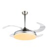 Globo CABRERA Deckenventilator LED Nickel-Matt, 1-flammig, Fernbedienung Globo CABRERA Deckenventilator LED Nickel-Matt, 1-flammig, Fernbedienung