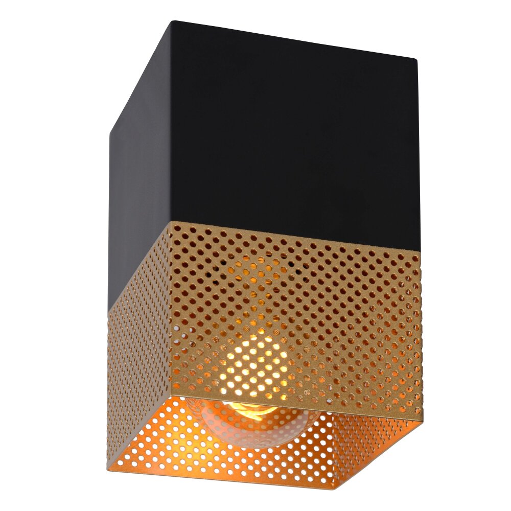 Lucide RENATE Deckenleuchte Schwarz, 1-flammig main product photo