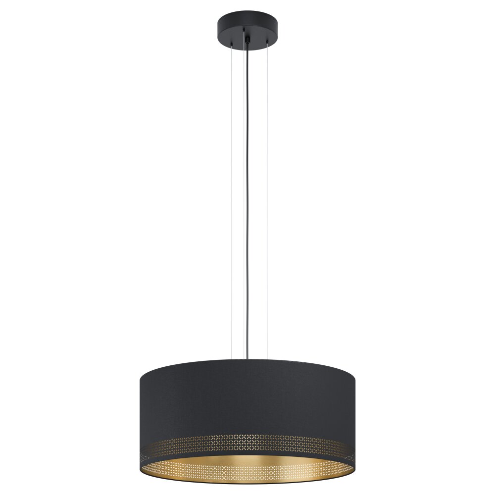 Eglo ESTEPERRA Hängeleuchte Schwarz, 3-flammig main product photo
