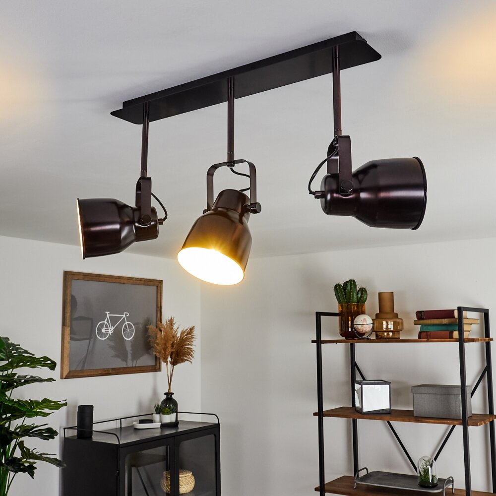 Presa Deckenleuchte Schwarz, 3-flammig main product photo