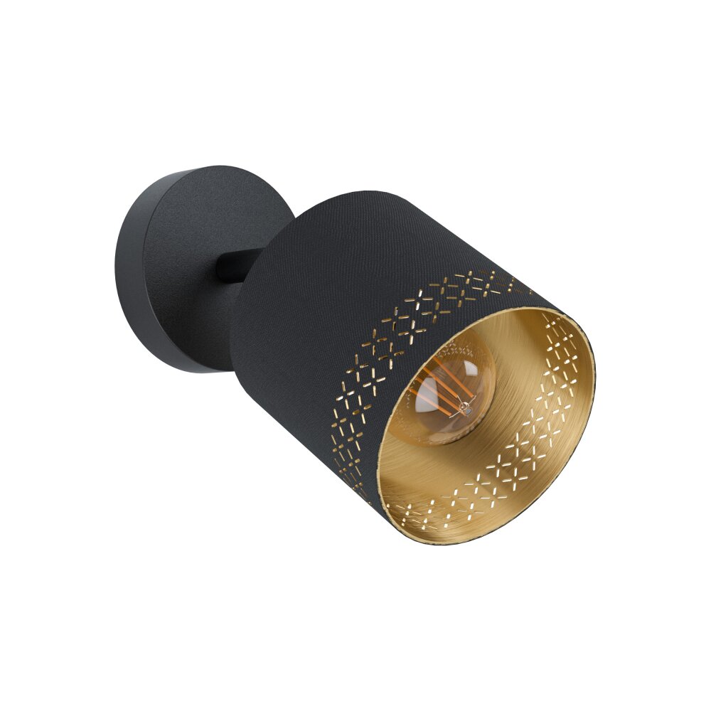 Eglo ESTEPERRA Wandleuchte Schwarz, 1-flammig main product photo