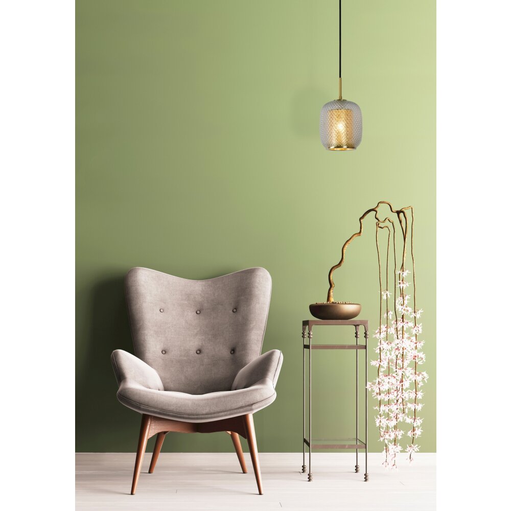 Lucide AGATHA Hängeleuchte Gold, Messing, 1-flammig main product photo
