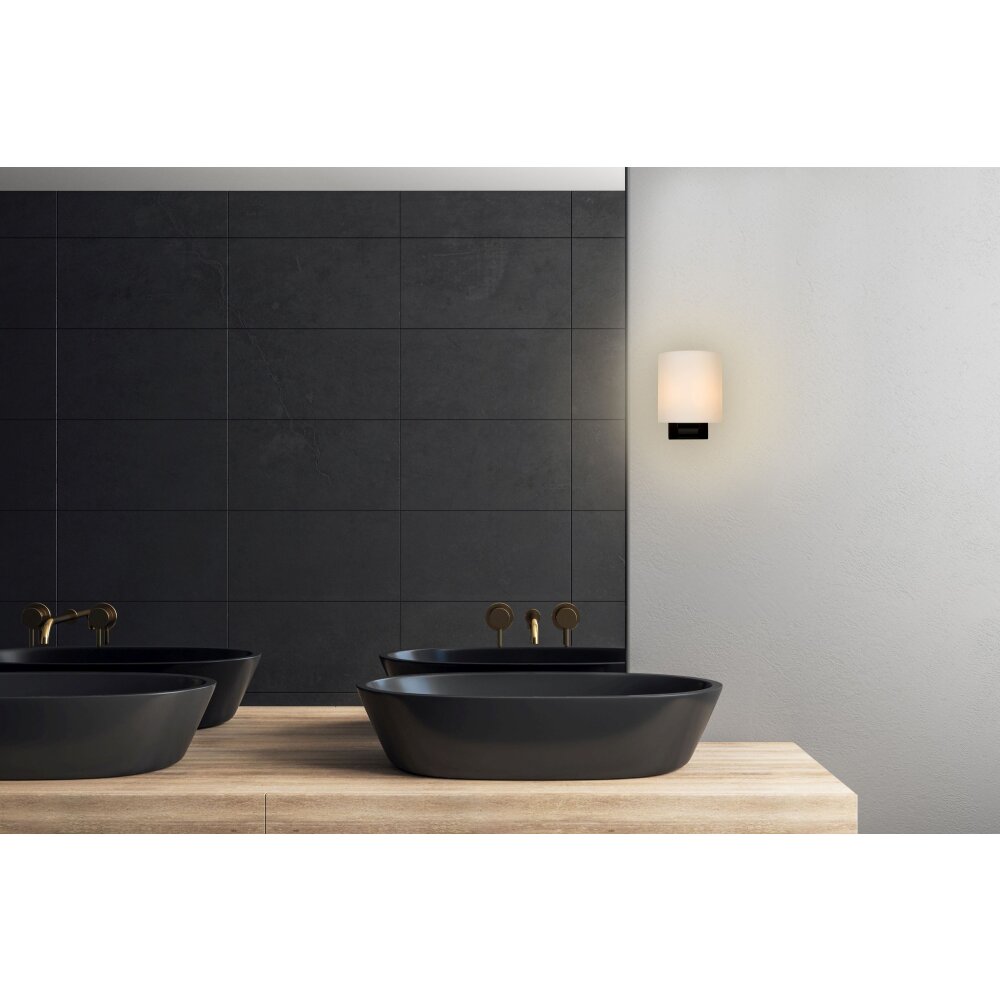 Lucide JENNO Wandleuchte Schwarz, 1-flammig main product photo