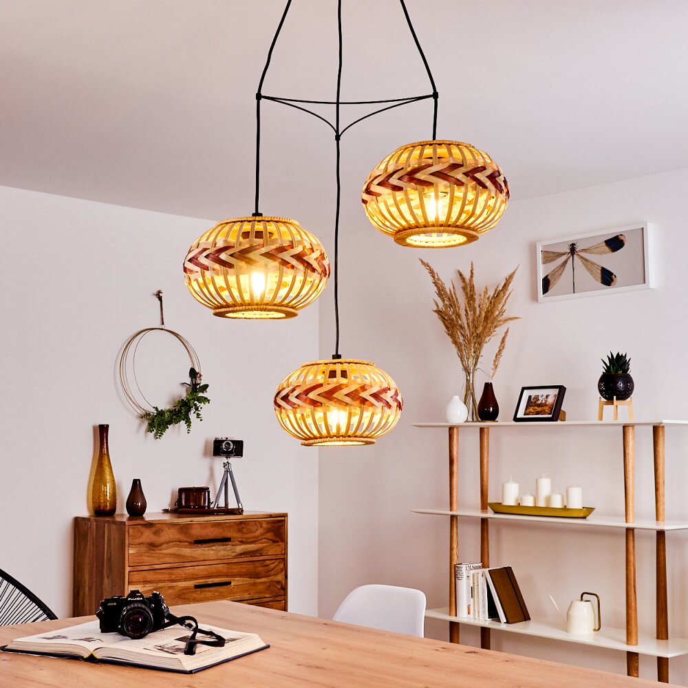 Jaurama Hängeleuchte Schwarz, 3-flammig main product photo