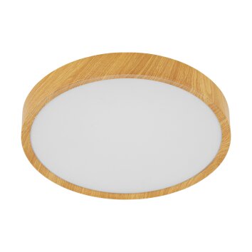 Eglo MUSURITA Deckenleuchte LED Holz dunkel, 1-flammig