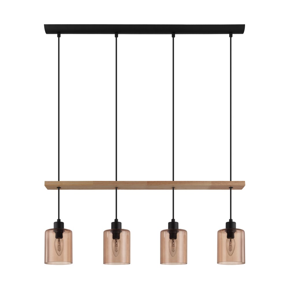Eglo COOLMONT Hängeleuchte Cremefarben, Schwarz, 4-flammig main product photo