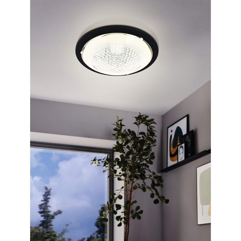 Eglo ACOLLA Deckenleuchte LED Schwarz, 1-flammig main product photo