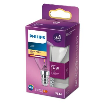 Philips LED E14 1,4 Watt 2700 Kelvin 136 Lumen