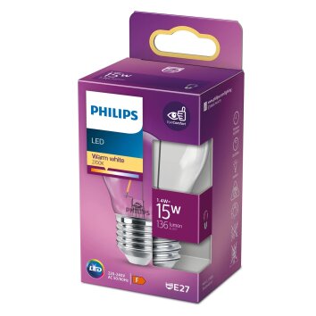 Philips LED E27 1,4 Watt 2700 Kelvin 136 Lumen
