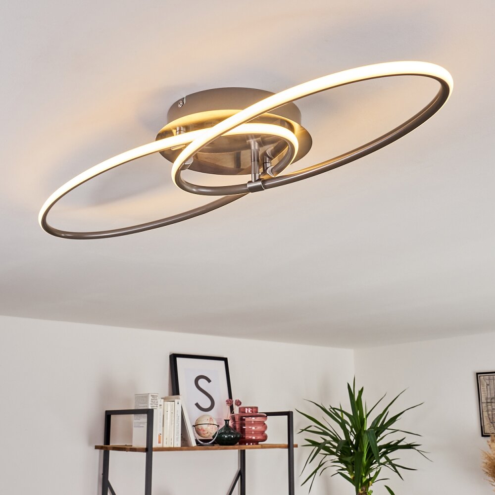 Harpeth Deckenleuchte LED Nickel-Matt, 1-flammig main product photo