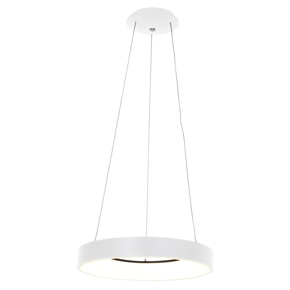 Steinhauer Ringlede Pendelleuchte Weiß, 1-flammig main product photo