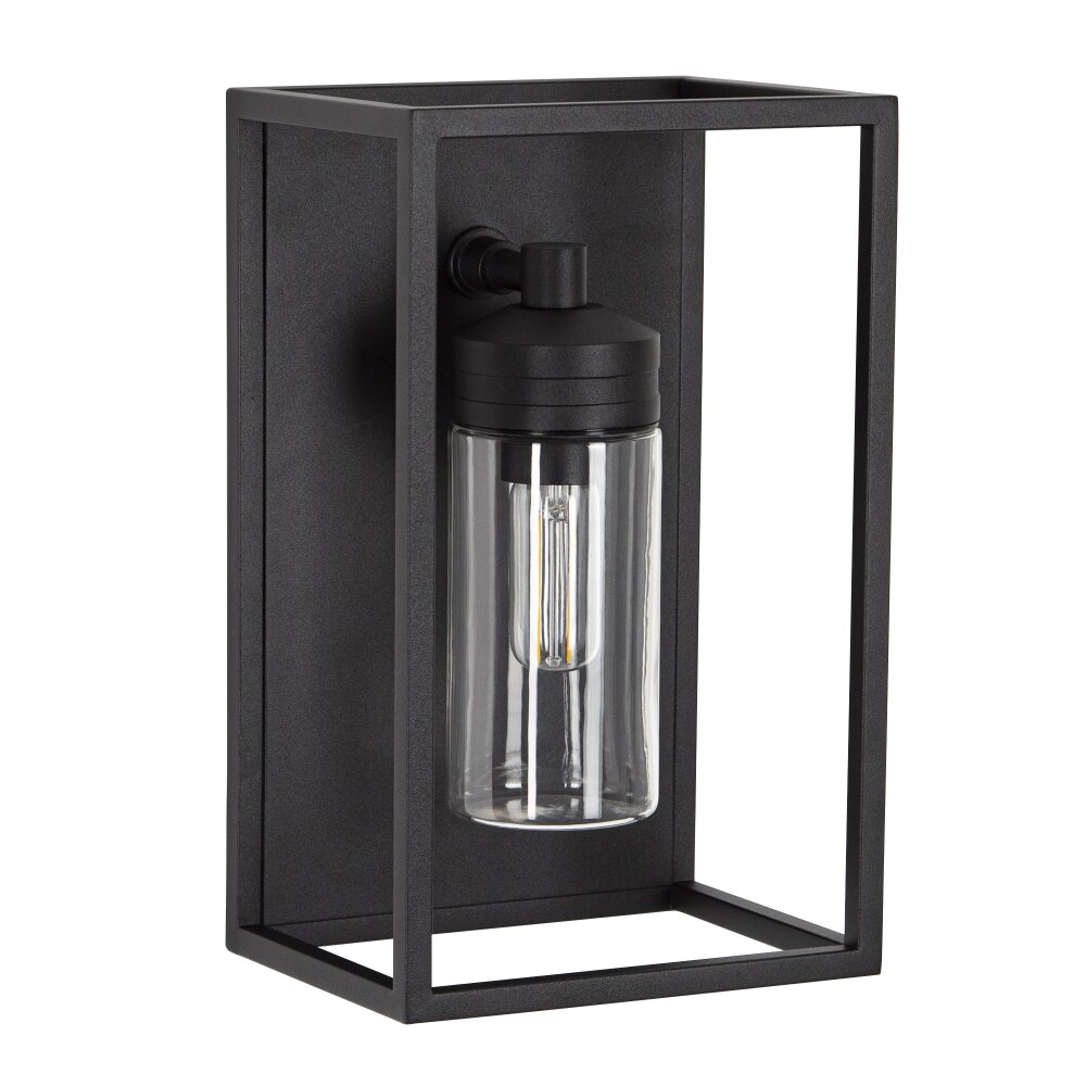 KS Verlichting Hudson Außenwandleuchte Schwarz, 1-flammig main product photo