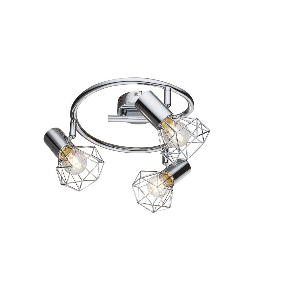 Deckenspot Rondell Orebro Metall chrom 3-flammig Chrom, 3-flammig main product photo