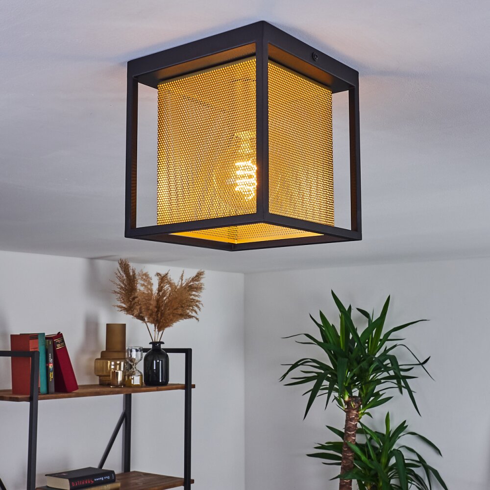Kabul Deckenleuchte Schwarz, 1-flammig main product photo
