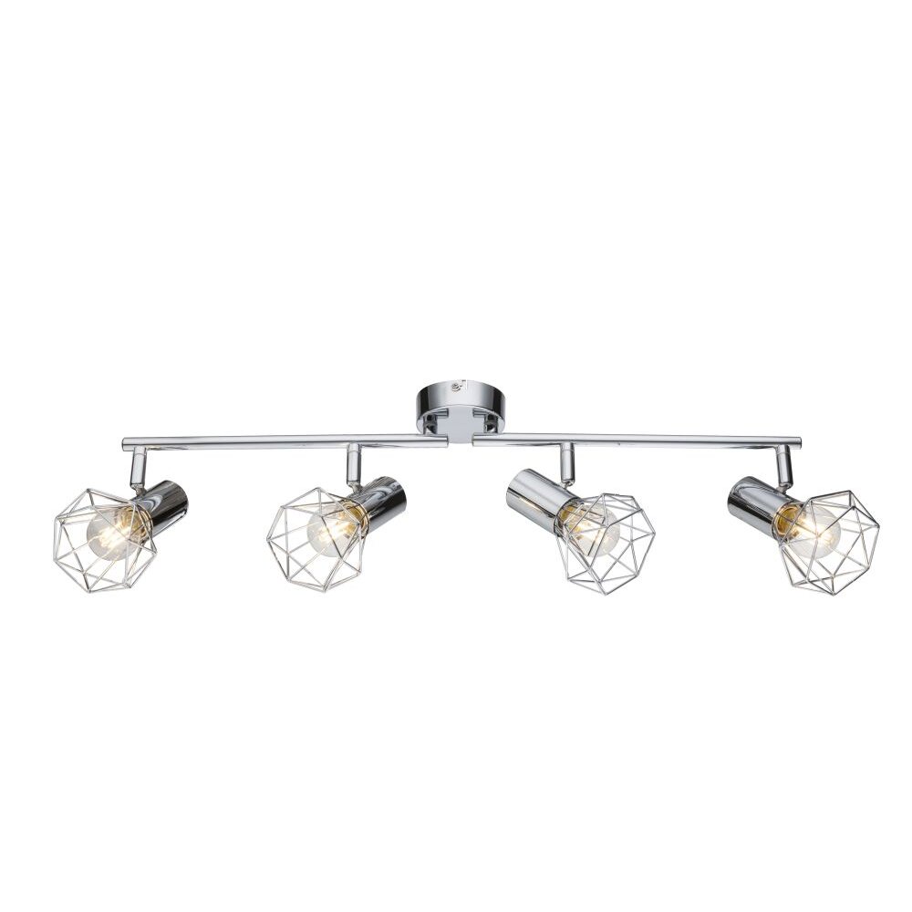 Deckenspot Orebro Metall chrom 4-flammig Chrom, 4-flammig main product photo